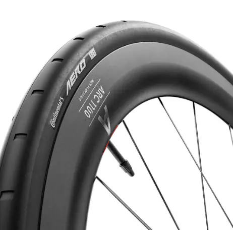 ARC 2025 wheels as wider, lighter (per depth), and more aero, with 55/65/85 mm options